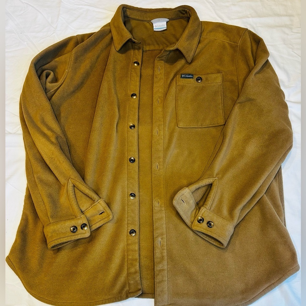 Columbia Steens Mountain Solid Shirt Jacket in XL